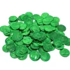 Lucky Leprechaun Plastic Coins And Large Green Cauldron