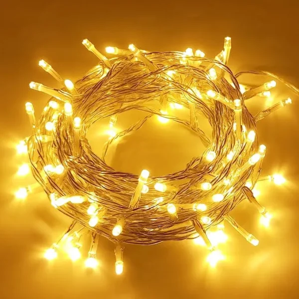 100 Warm White Christmas String Lights 42.3ft