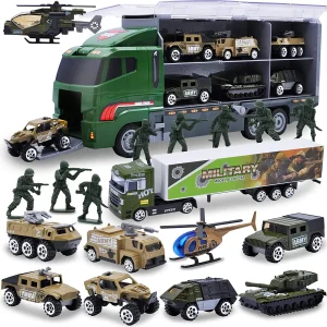 10Pcs Die-cast Military Army Mini Vehicle Toy Set – Christmas Toys