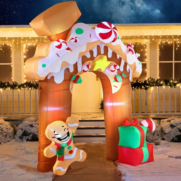 10ft Christmas Inflatable Gingerbread House