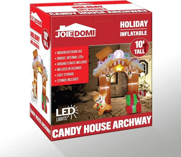 10ft Christmas Inflatable Gingerbread House