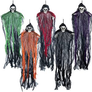 5pcs Halloween Hanging Grim Reapers Decoration 27.6in