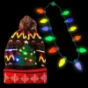 Christmas Necklace with Light up Beanie