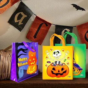 12pcs Large Halloween Tote Bags