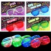 12Pcs LED Glasses with Valentines Day Cards for Kids-Classroom Exchange Gifts