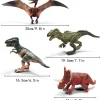 12pcs 7in Dinosaur Figures Playset