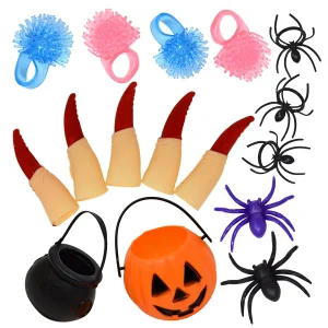 120pcs Assorted Halloween Toys Party Favors