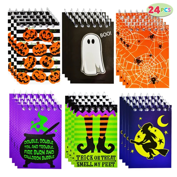 120pcs Prepacked Assorted Halloween Stationery Sets