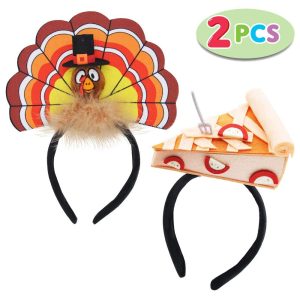 Thanksgiving Turkey & Pie Headband