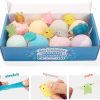 8Pcs Bath Bombs with Assorted Glitter Animal Soft and Yielding Toys 4.2oz