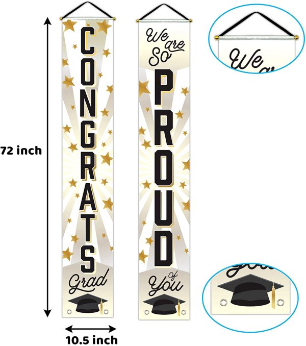 Large Fabric Banner + Hanging Banner (White)