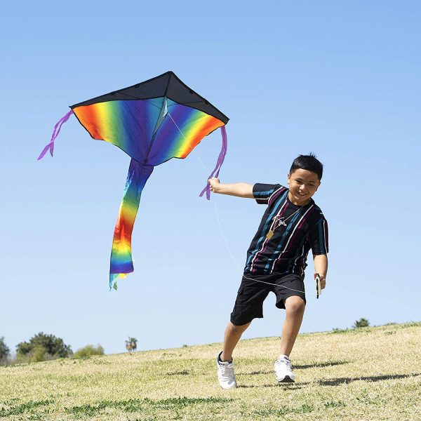 3pcs Rainbow Delta Kites