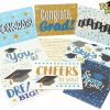 Graduation Cards Blue, 72 pcs