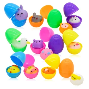 12Pcs Assorted Bath Toys Prefilled Easter Eggs