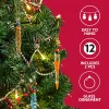 12pcs Glass Icicle Ornaments Christmas Tree Decor