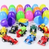 12Pcs Pull Back Cars Prefilled Easter Eggs 3.2in