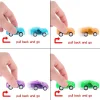 12Pcs Translucent Pull Back Cars Prefilled Eggs 2.25in