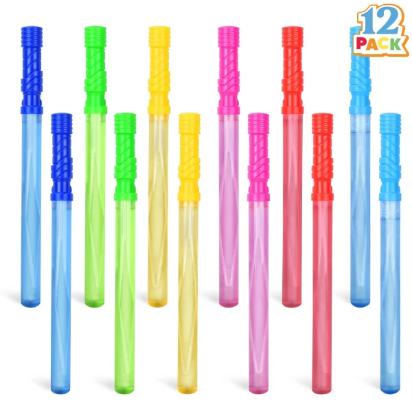 12pcs Big Bubble Wands for Kids 14.6in