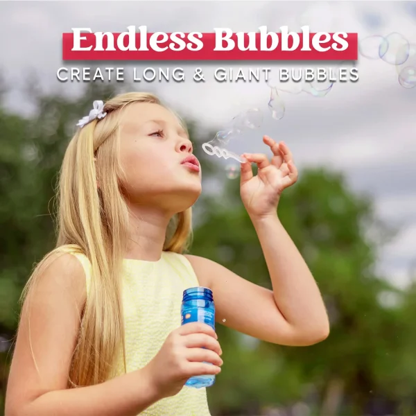 12pcs Bubble Bottles with Wands 4oz
