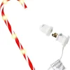 12pcs Christmas Candy Cane Led Pathway Lights 12in