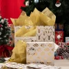 12pcs Christmas Gold Foil Gift Bags