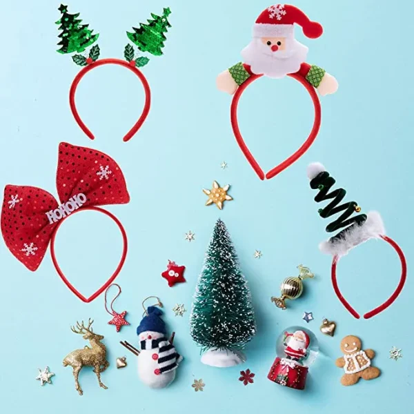 12pcs Christmas Headband with Different Designs