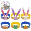12Pcs Foam Easter Bunny Headband Craft
