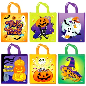 12pcs Large Halloween Tote Bags
