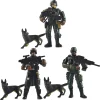 12Pcs Poseable Soldier Toys Prefilled Easter Eggs 4.1in