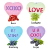 12pcs Valentines Day Heart Shape Bath Bombs with Cards