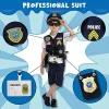 14pcs Hat and Uniform Outfit Police Play Set Toy