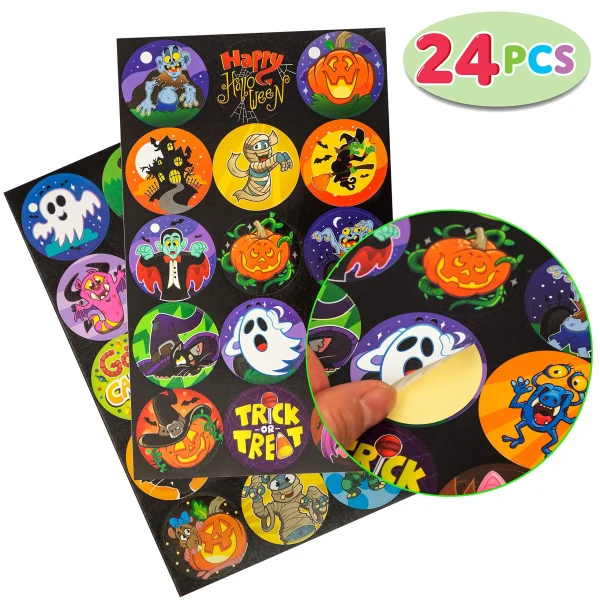 144Pcs Halloween Assorted Stationery Gift Set for Kids