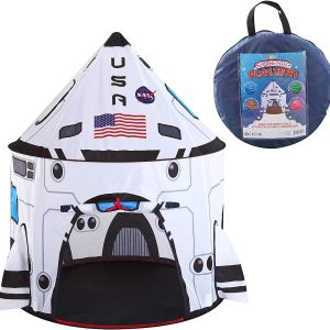 White Rocket Spaceship Tent Playhouse