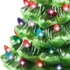 Ceramic Tabletop Christmas Tree 15in