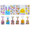 150pcs Colorful Easter Cellophane Bags