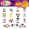 15pcs Foam Pumpkin Halloween Stickers