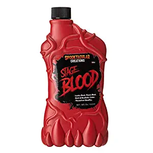 Fake Vampire Blood Bottle for Halloween Costume