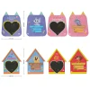 16Pcs Kids Valentines Cards with Dog and Cat Figure Toys-Classroom Exchange Gifts