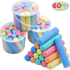 60 Piece Chalks Set With Case