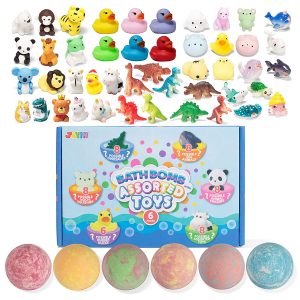 Bath Bombs with Assorted Toy for Kids