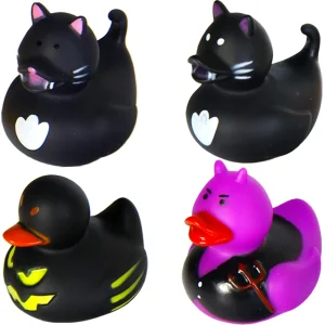 18 Pcs Halloween Rubber Duck Bath Toys