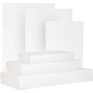 18pcs Christmas White Cardboard Gift Boxes With Lids