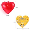 18Pcs Keychains Prefilled Hearts with Valentines Day Cards for Kids-Classroom Exchange Gifts