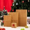 18pcs Christmas Kraft Shirt Boxes
