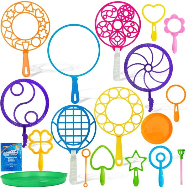 18pcs Giant Bubble Wands Toy 12in