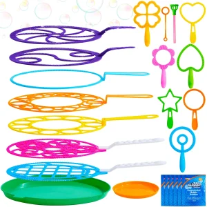 18pcs Giant Bubble Wands Toy 12in
