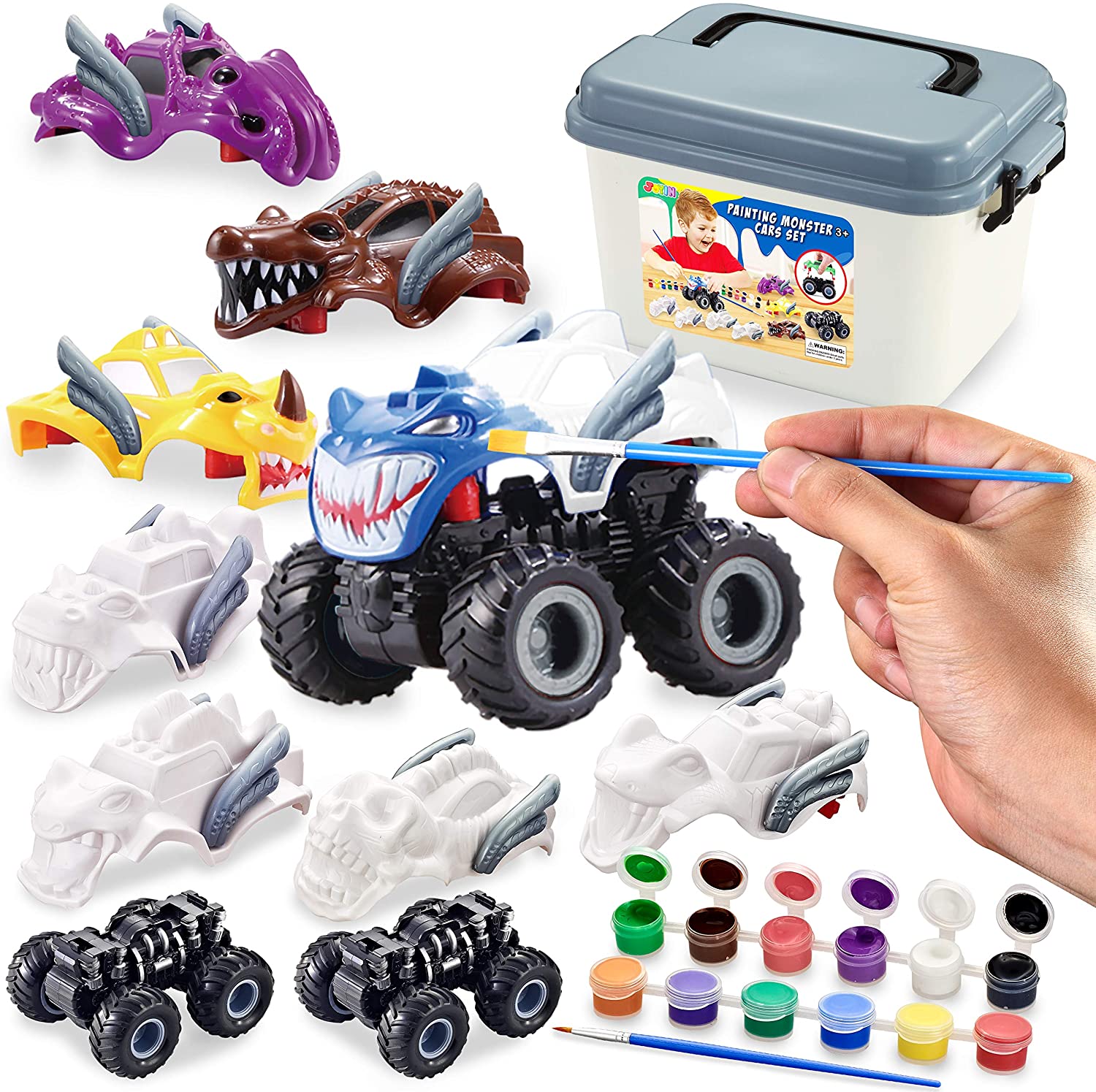 Craft Kit Build & Paint Your Own Monster Car