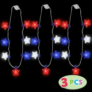 Patriotic Led Necklaces