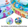 2ps 45in Kids inflatable Pool Beach and Ocean Set