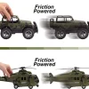 2pcs Realistic Military Car Vehicles Set